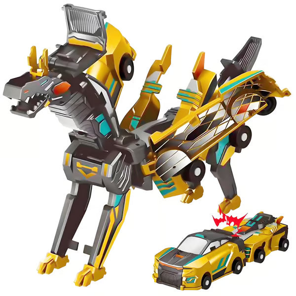 🎁Children's Day Special✨ Collision Transforming Dragon Car Toy