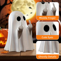 Halloween Middle Finger Love Ghost Ornaments