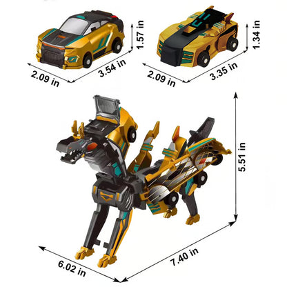 🎁Children's Day Special✨ Collision Transforming Dragon Car Toy