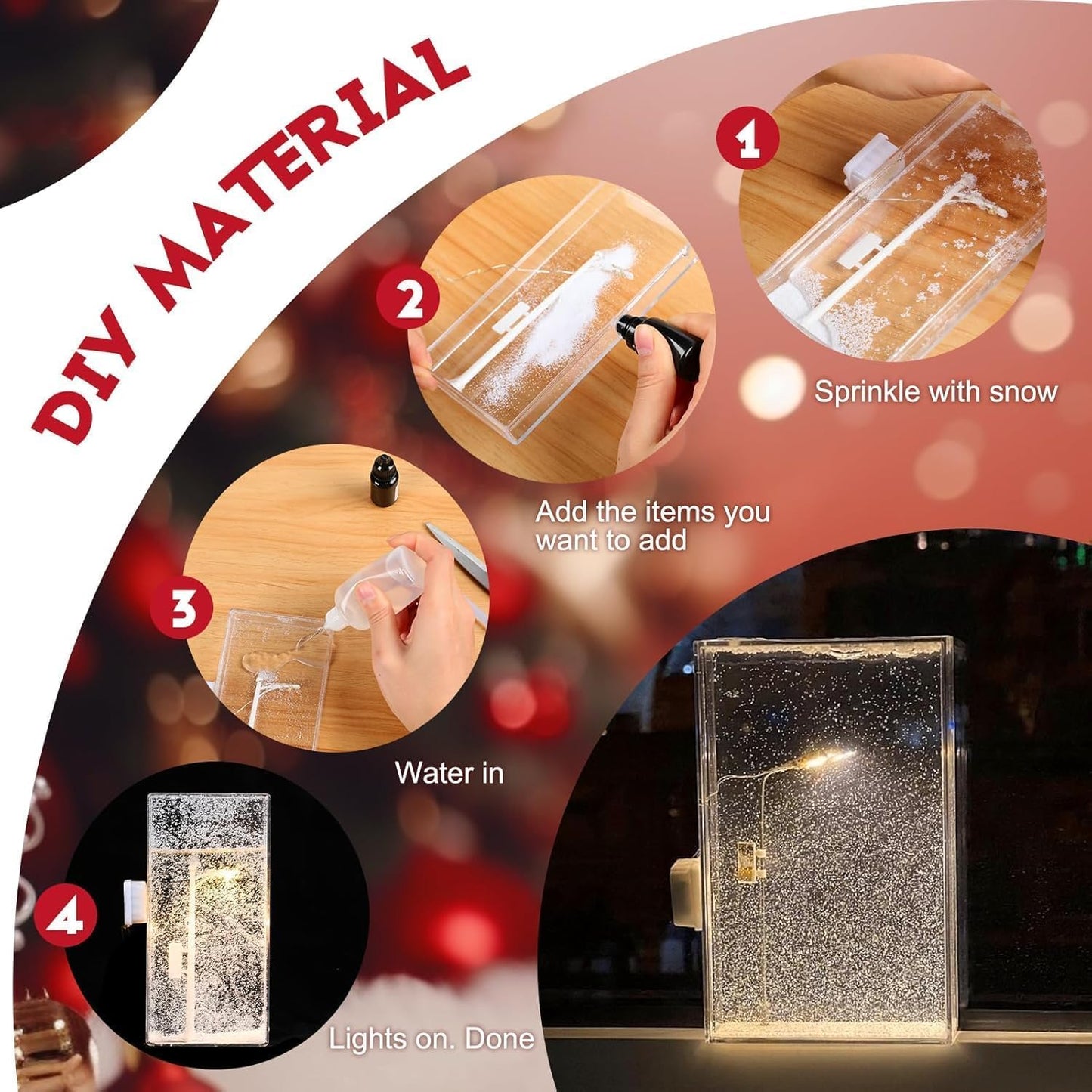 The Magic SnowFall Lamp