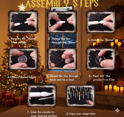 Flameless Magic Floathing candles