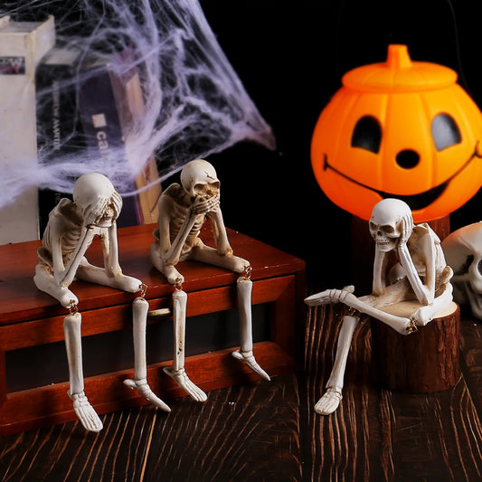 SkullFlame - Halloween Fireplace Decor