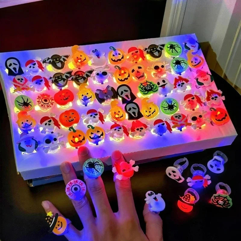 Halloween Rings for Children Glow