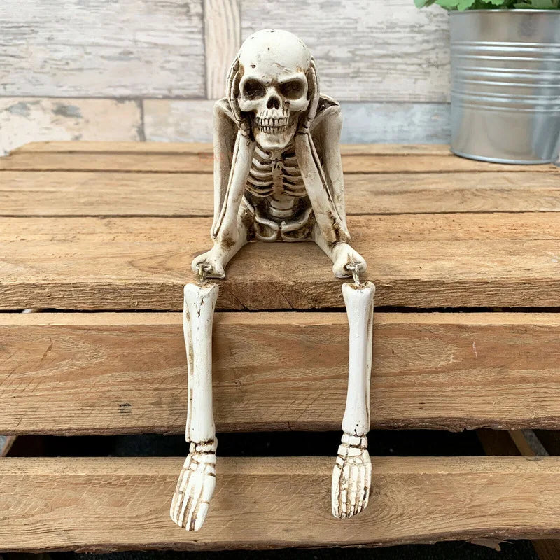 SkullFlame - Halloween Fireplace Decor