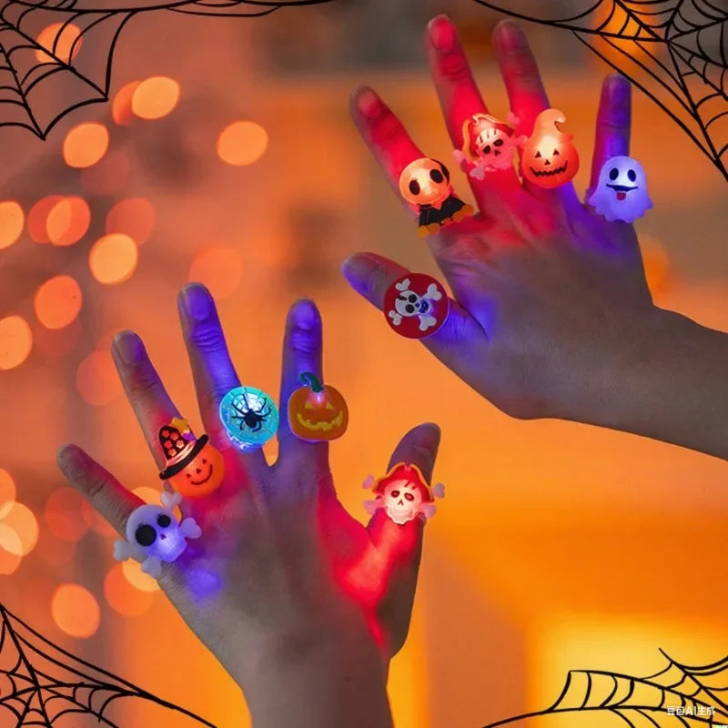 Halloween Rings for Children Glow