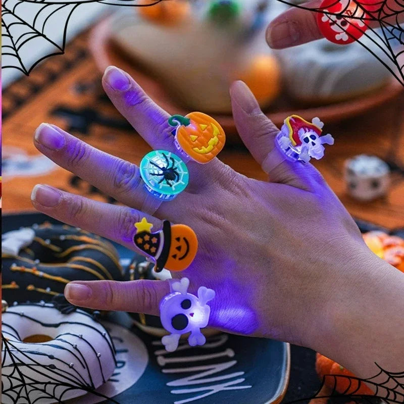 Halloween Rings for Children Glow