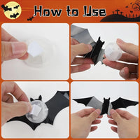 Transform your Halloween scene with the 3D Bat Design LED