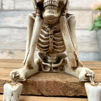 SkullFlame - Halloween Fireplace Decor