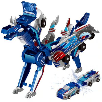 🎁Children's Day Special✨ Collision Transforming Dragon Car Toy